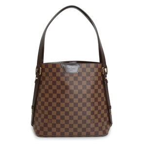 Louis Vuitton Cabas Rivington Shoulder Tote Bag Brown